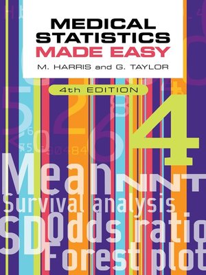 cover image of Medical Statistics Made Easy
